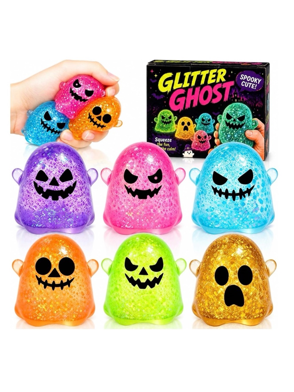 Halloween squishy set of 6 squishy Halloween Needoh
